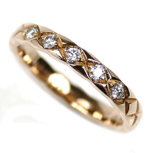Pre Loved chanel Women metallic | gold Rings - Picture 1 of 8